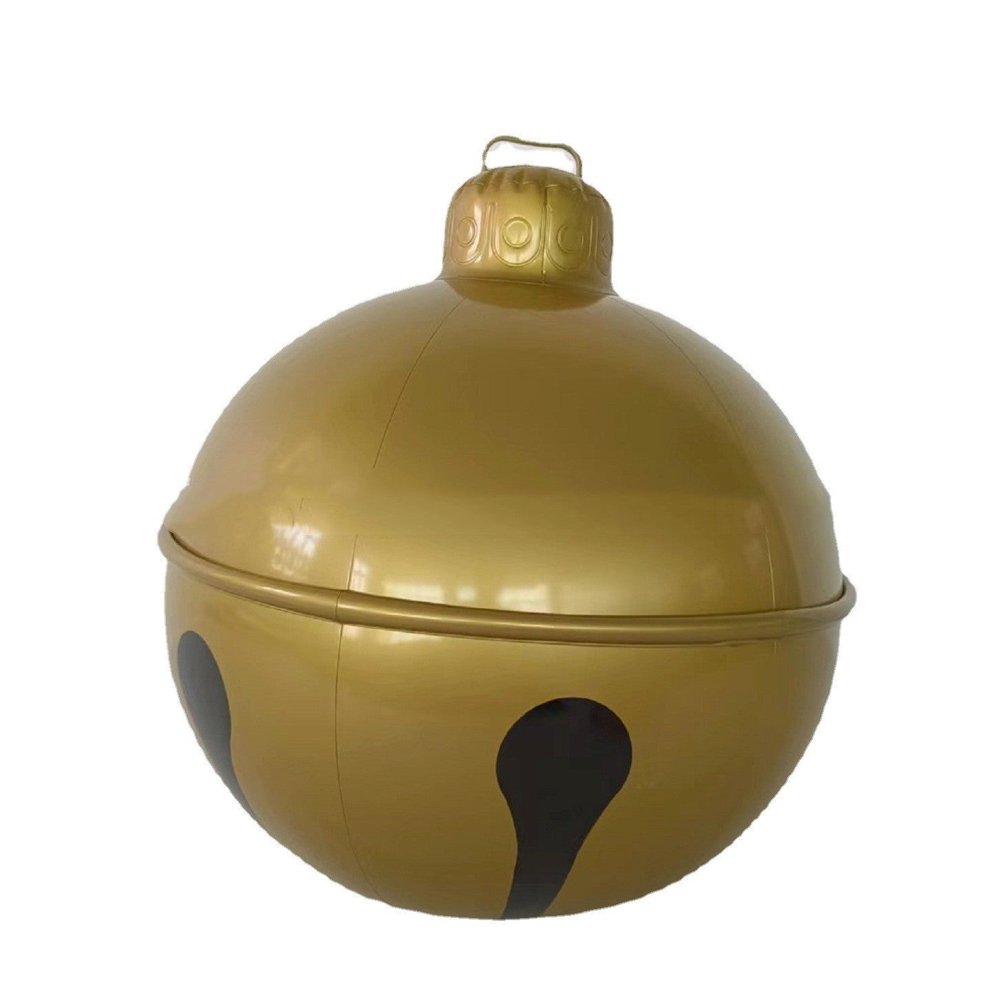 Christmas Decoration Bell Smiling Face 60cm Pvc Inflatable Balloon