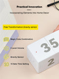 Cube Gravity Flip Sensor Kitchen Digital Timer With 10 Different Time Settings Clock For Game Workout Office Classroom Training