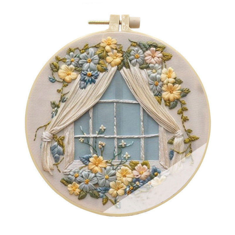 Embroidery Handmade Fabric Needlework