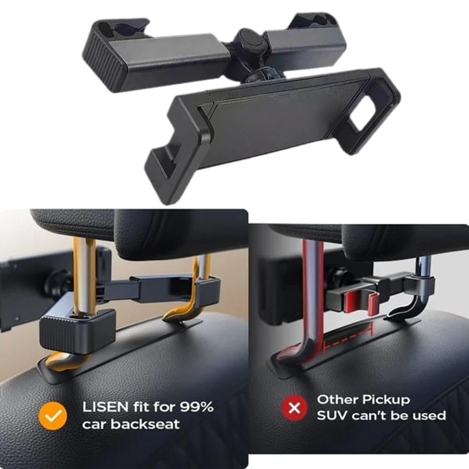 Car Flat Holder Back Seat Headrest