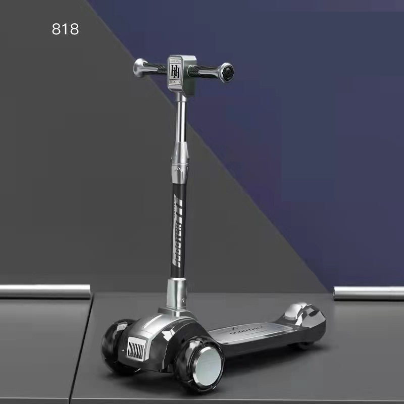 Folding Children's Scooter With Music And Light