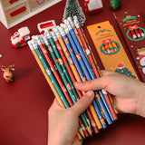 Cartoon Christmas Box Children Stationery Sketch Pencil