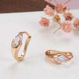 European And American Fashion Classics Gold Earrings Minimalistic Water Drops