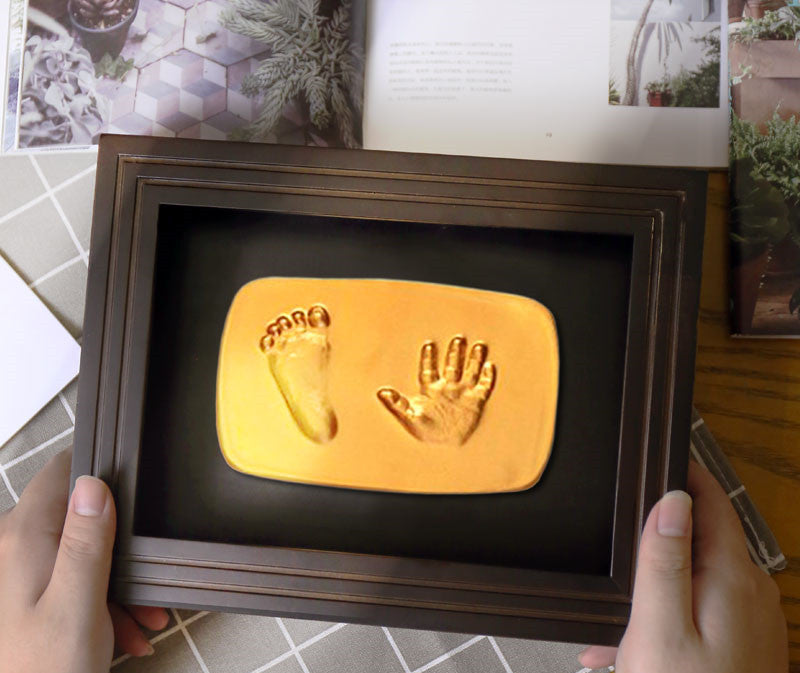 Hand And Foot Print Mud Hand And Foot Print Permanent Lanugo Souvenir Making Baby Full Moon Gift