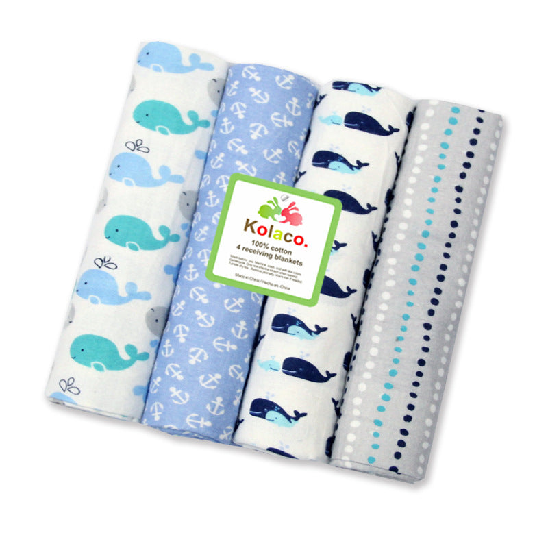 76X76PVC Flannel Baby Wrapping Blanket