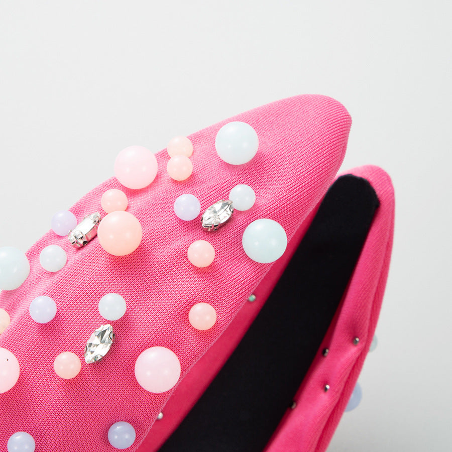 Fashion Candy Color Resin Beading Headband