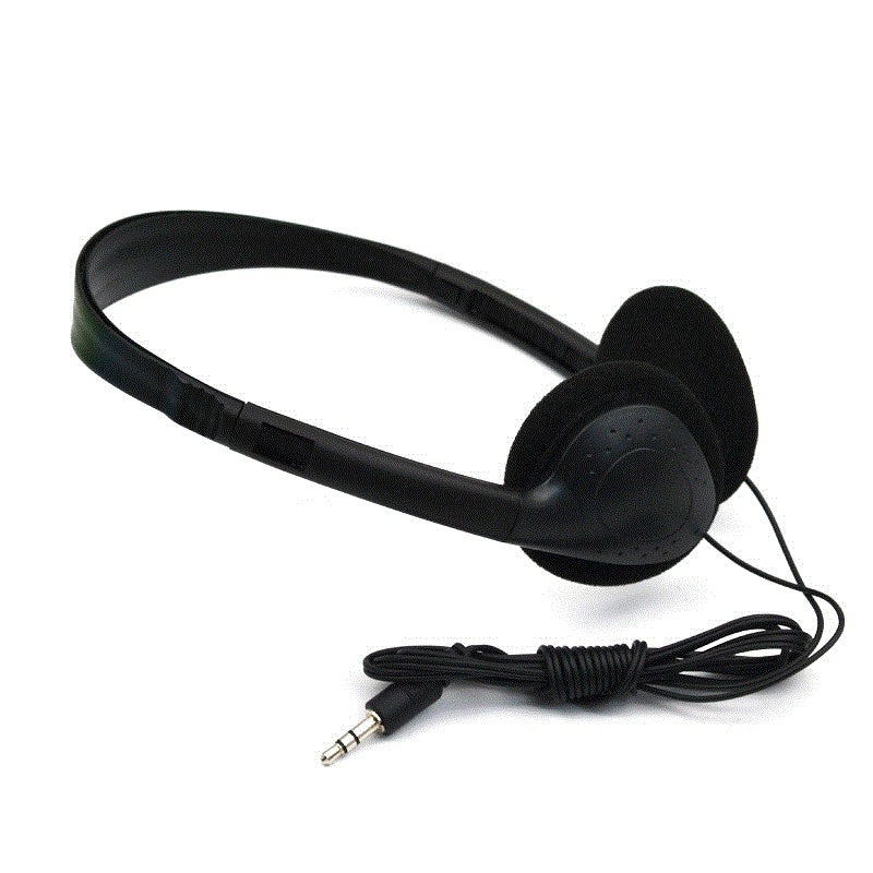 Solid Color Personalized Head Wear Airline Headphones