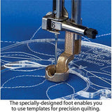 Sewing machine marking scale