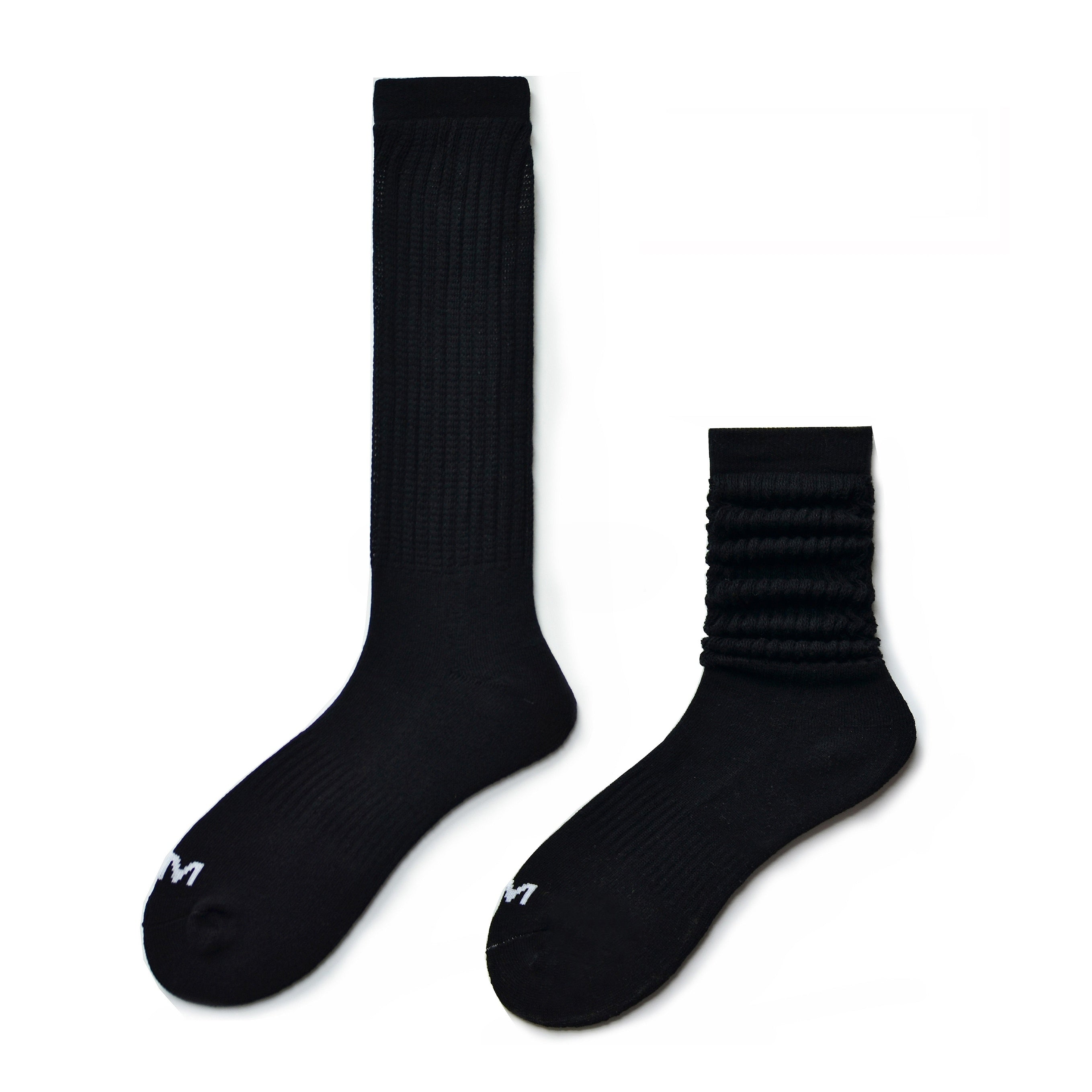 D. M solid color sports men's stockings