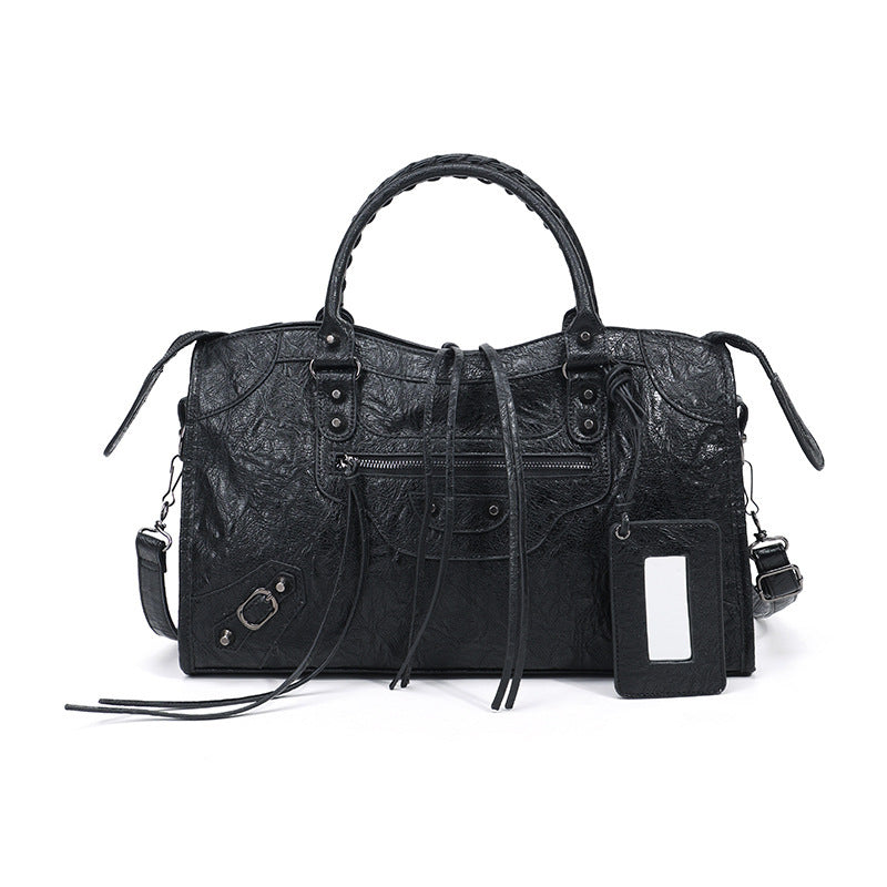Tassel Women's Motorcycle Bag Portable Shoulder