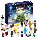 Digital Countdown Blind Box Assembling Building Blocks Pixel Robot Game Children Gift