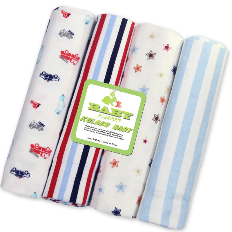76X76PVC Flannel Baby Wrapping Blanket