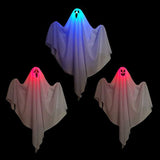 New Halloween White Ghost Pendant Three-color Fade