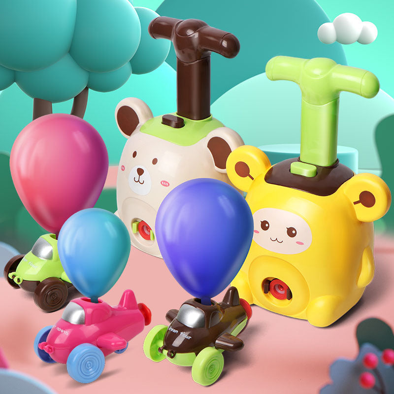 Pneumatic balloon car