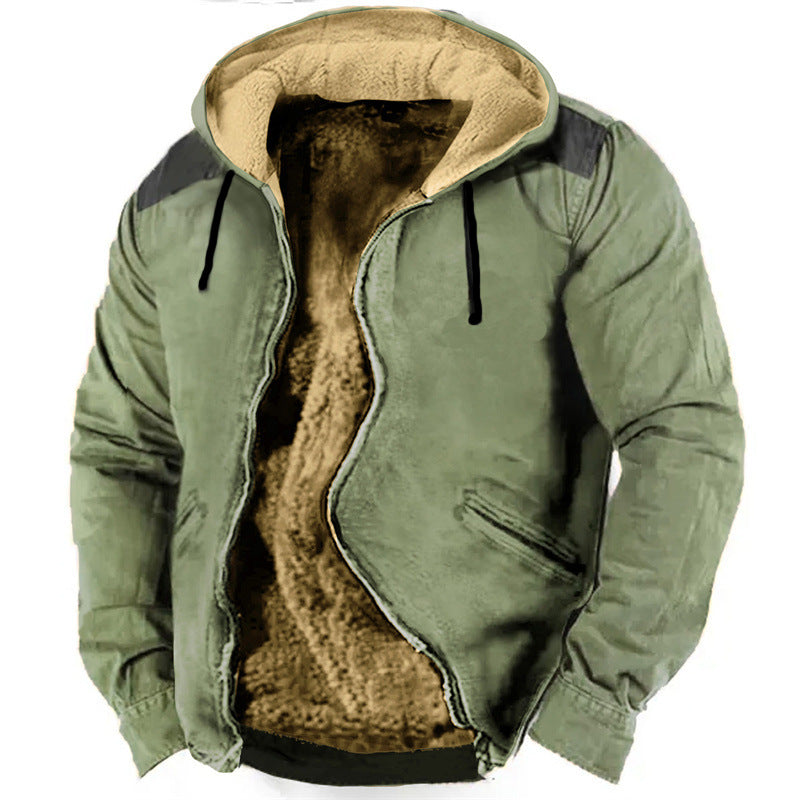 3D Printed Hoodie With Multicolored Pattern