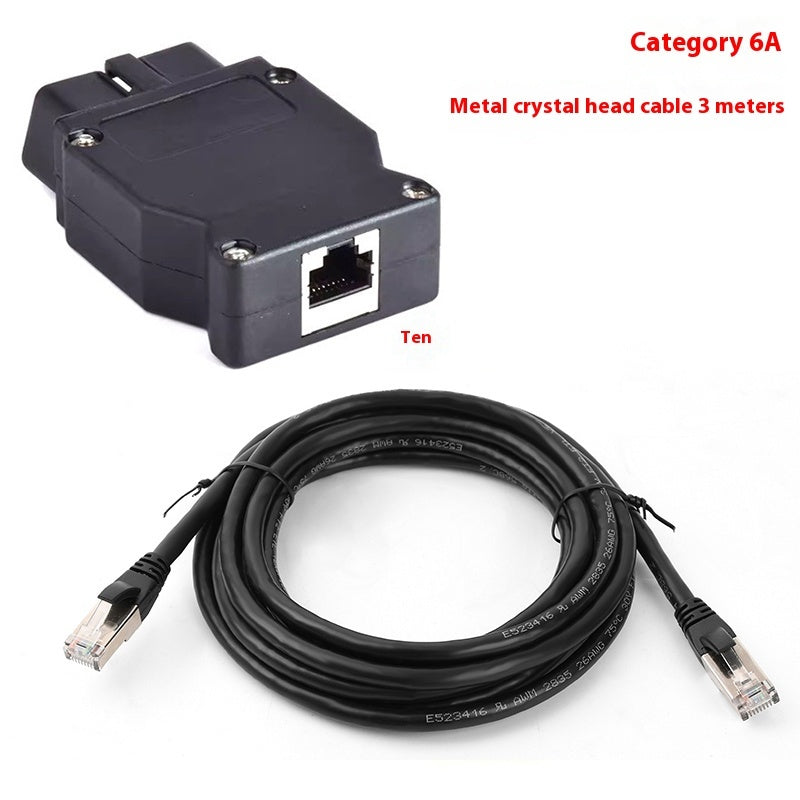 Vehicle Diagnostic Connector Network Modular Plug Interface Cable