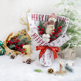 Christmas Flowers Gift Gifts Cake Candy Kraft Wrapping Paper