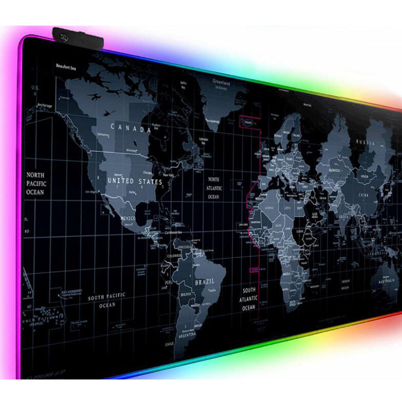 Led super large shiny mouse pad