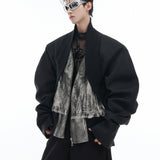 Deconstructing Fake Two-piece Design Jacket Jacket