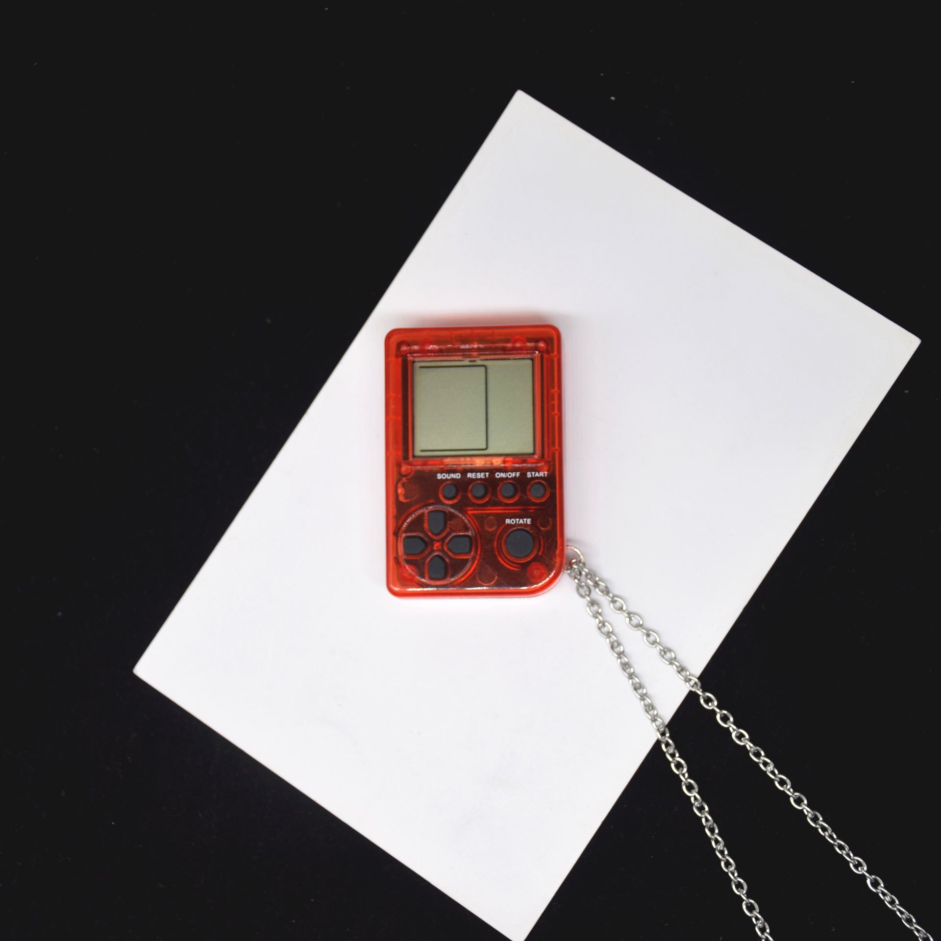 Retro game console necklace