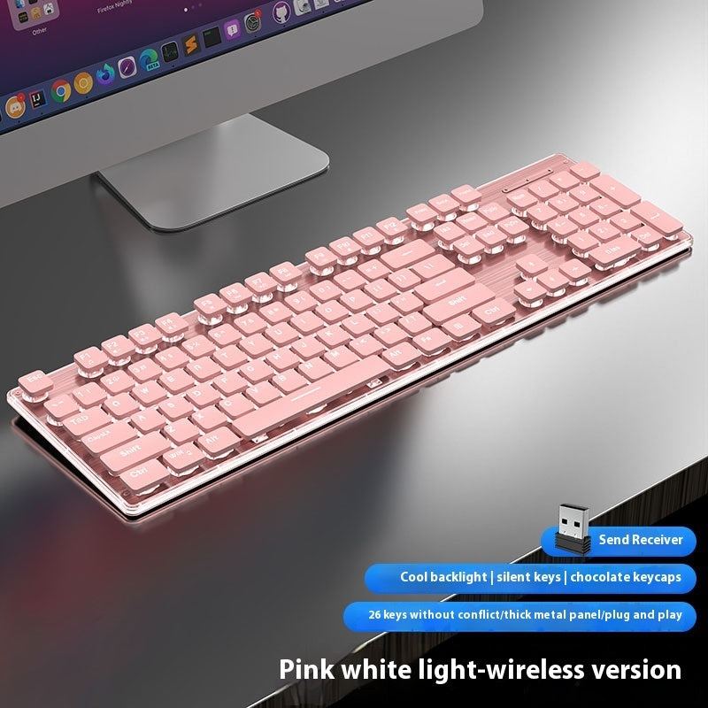 Good-looking Wireless Mute Bluetooth Keyboard
