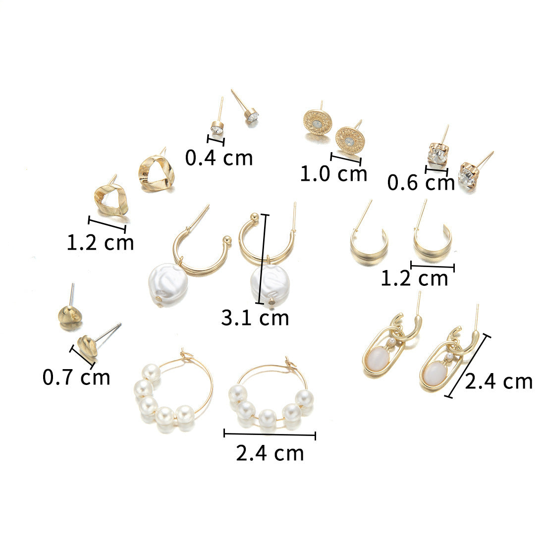 New Style Pearl Earrings For Girls European And American Jewelry