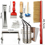 Beekeeping 8-piece Set Of Bee Tools And Cigarette Sprayers