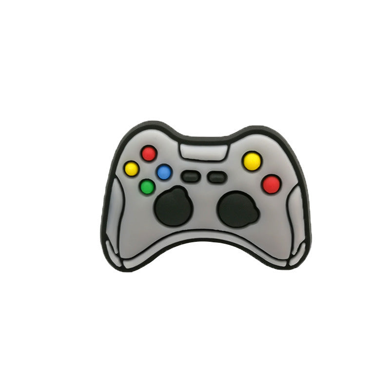 Casual Game Handle Hole Shoe Accessories PVC Soft Rubber Buckle