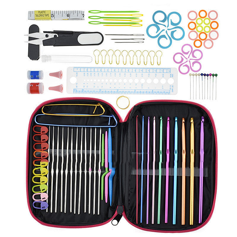 Soft Handle Aluminum Knitting Tool Color Silicone Crochet Hook