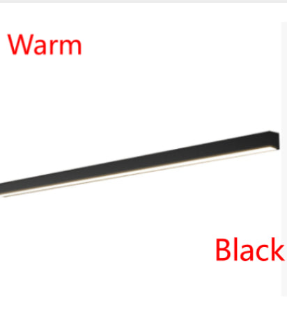 Long Open-mounted Linear Simple Background Wall Living Room Ceiling Lamp Lighting