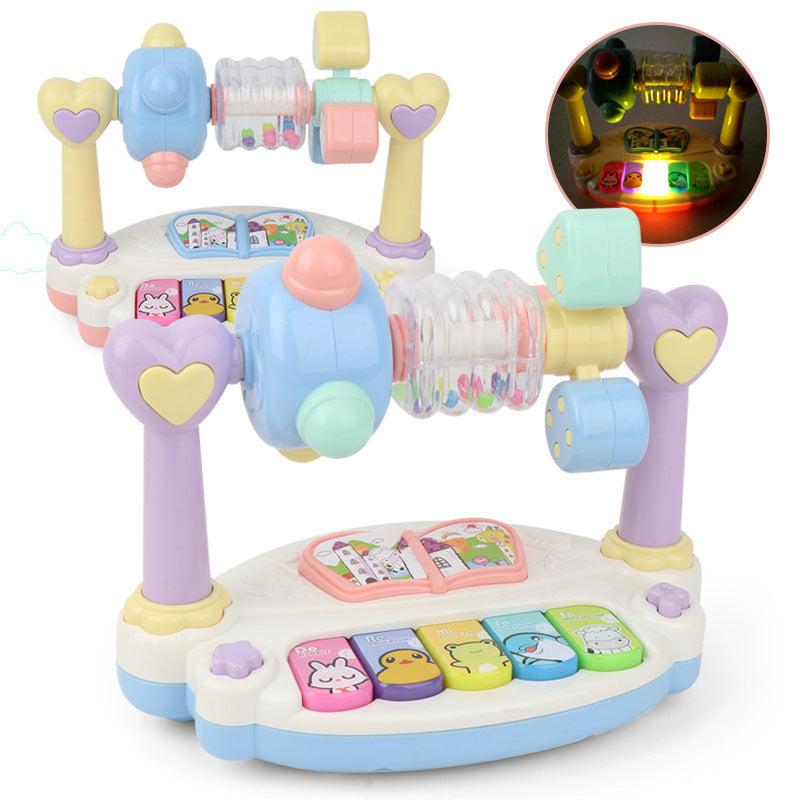 Music Children's Rotating Electronic Organ Early Education Toy