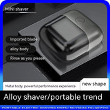 Mini Shaver Double-headed Portable USB Charging Waterproof Men's Household