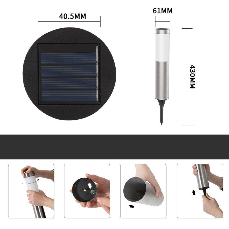 Solar Landscape Lawn Lamp For Outdoor Garden