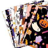 Halloween Decoration Pumpkin Horror Skull Wrapping Paper Handmade Gift Box