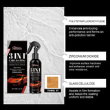 3-in-1 Car Coating Spray Cleaning With Wax