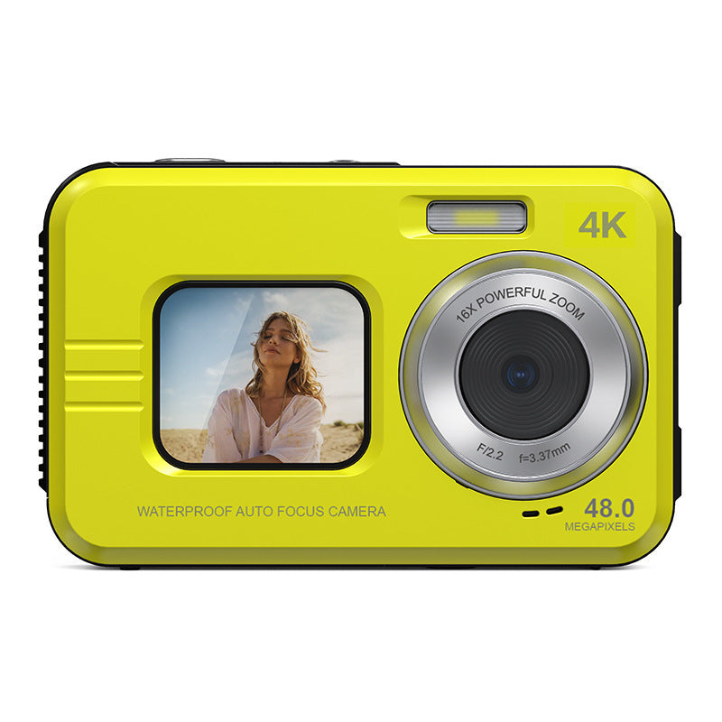 Outdoor Sports HD Dual Screen Photography Waterproof Camera
