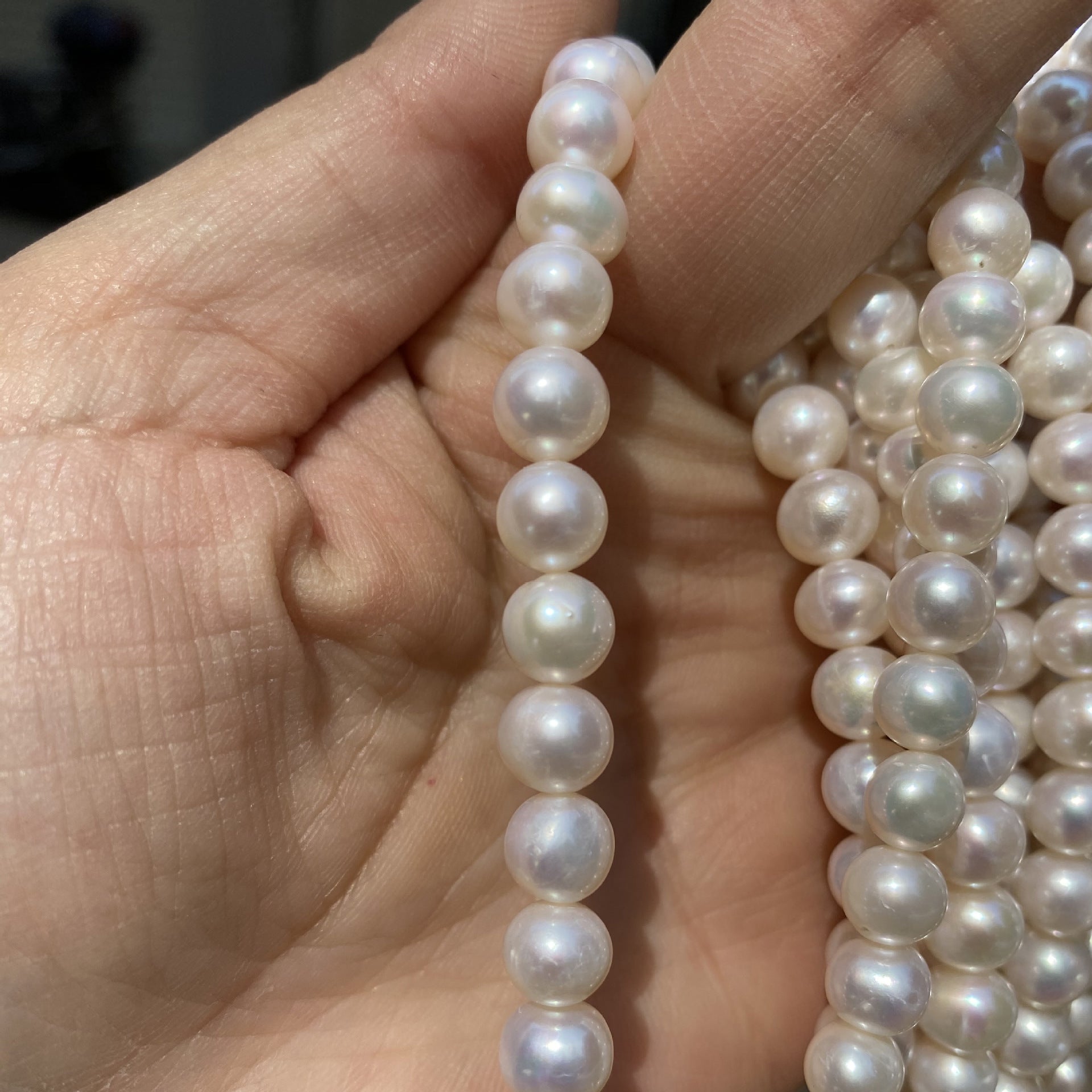 Natural Freshwater Pearl Beading Material