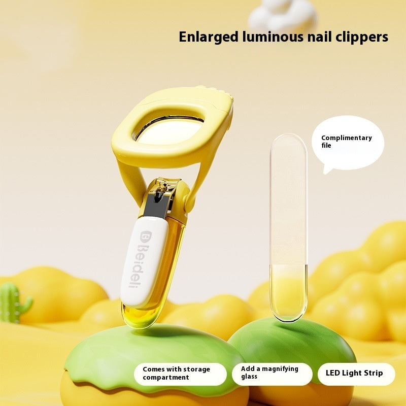 Safety Anti-pinch Newborn Baby Nail Scissors Artifact