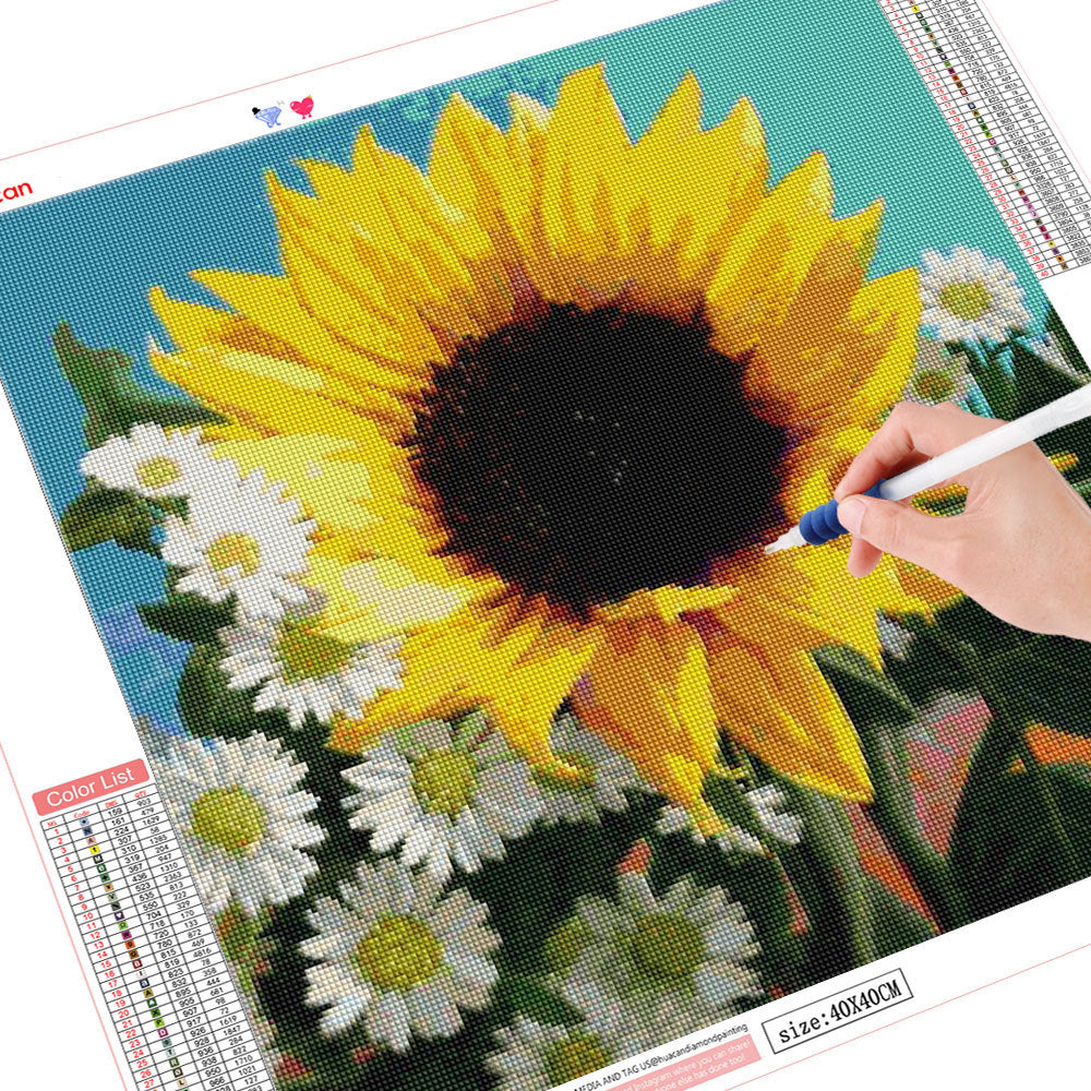 Fashion Diamond Painting Sunflower Mosaic Needlework