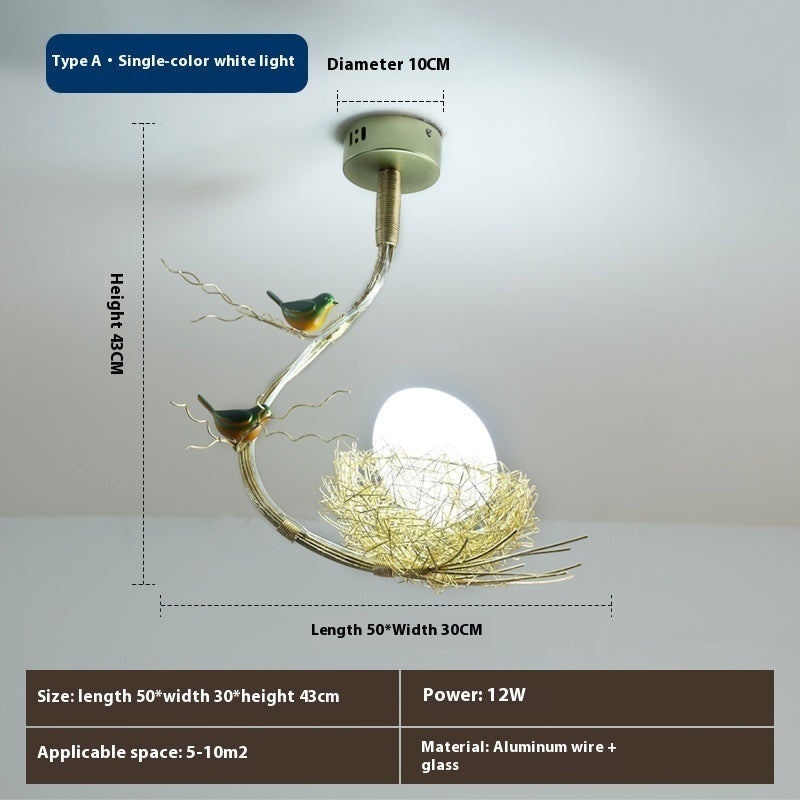 Wind Bird's Nest Chandelier Personalized Bar Lighting