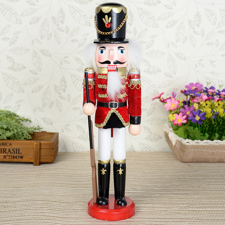 Creative gifts and crafts, handcrafted ornaments, nutcracker set, painted puppets