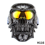 Face Mask Motorcycle Windproof Mask Skull Glasses Male