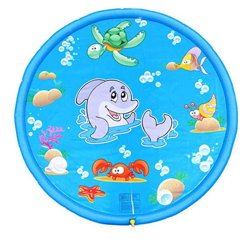 Кӯдакони пойдору обпошӣ ҳавзи Мат Splash пошидани Play Pad Mat
