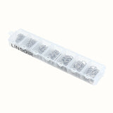 1Box Mixed Stainless Steel Rings 3mm 4mm 5mm 6mm 7mm 8mm 10mm Split Rings Connectors For Jewelry Findings Making F3702