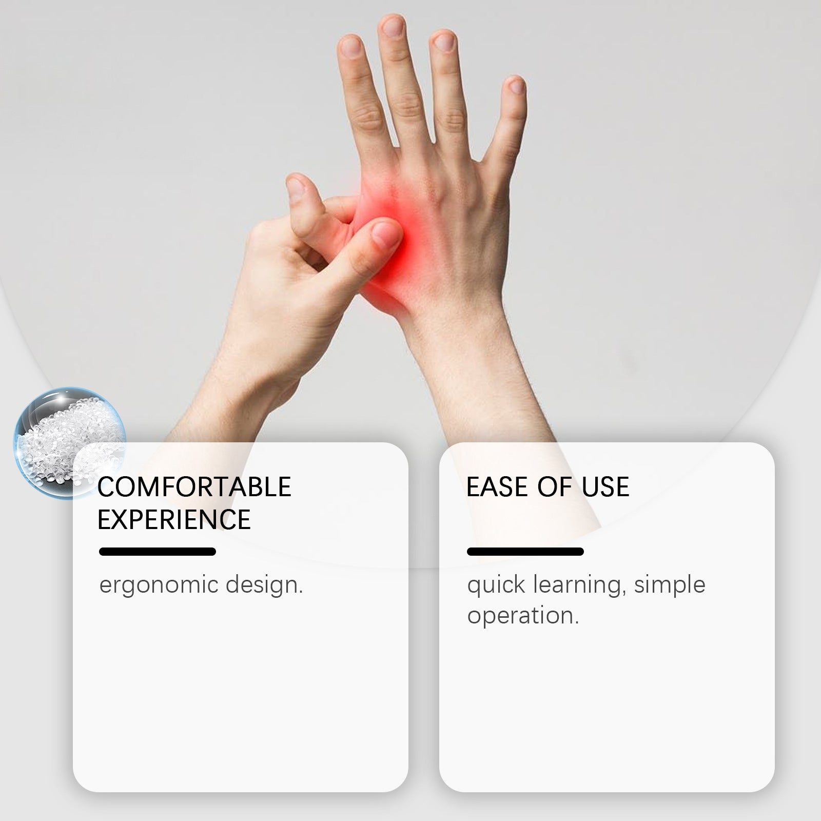 Hand Acupuncture Nursing Clip Wearable Gentle
