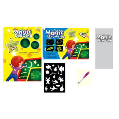 Бозичаҳои таълимӣ Pad Drawing 3D Magic 8 Effects Light Board Sketchpad