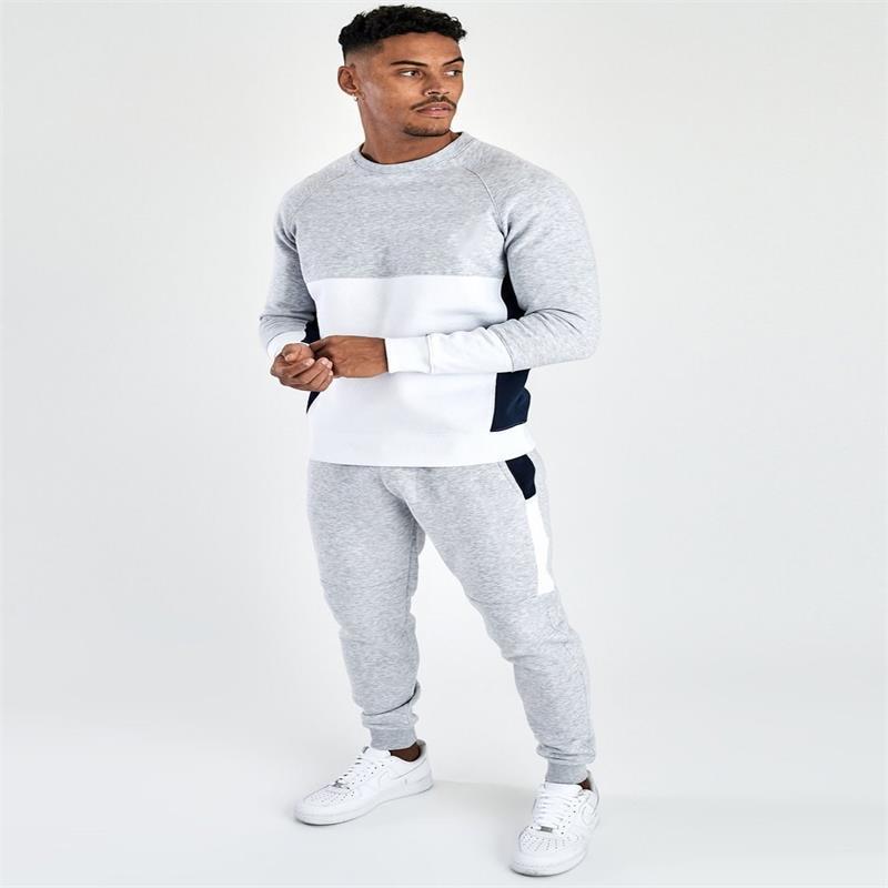 Men's Casual And Comfortable Mosaic Sweater Suit
