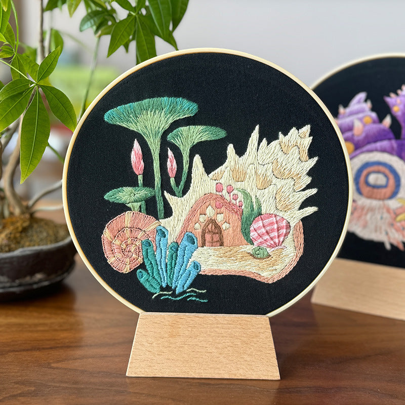 Fantasy Ocean Shell Painting Children's Needlework