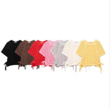 Women's Side Thick Needle Sweater With Trim