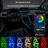 Car Atmosphere Light 64 Color Colorful Optical Fiber Atmosphere Light